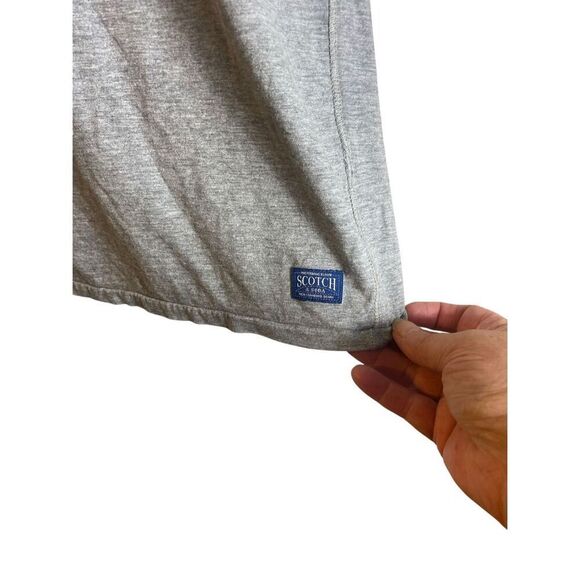 Scotch & Soda Mr. Blue Graphic T-Shirt XL Gray Amsterdam Blauw City Skyline Tee - Picture 3 of 6